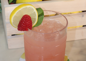 Raspberry Basil Lemonade