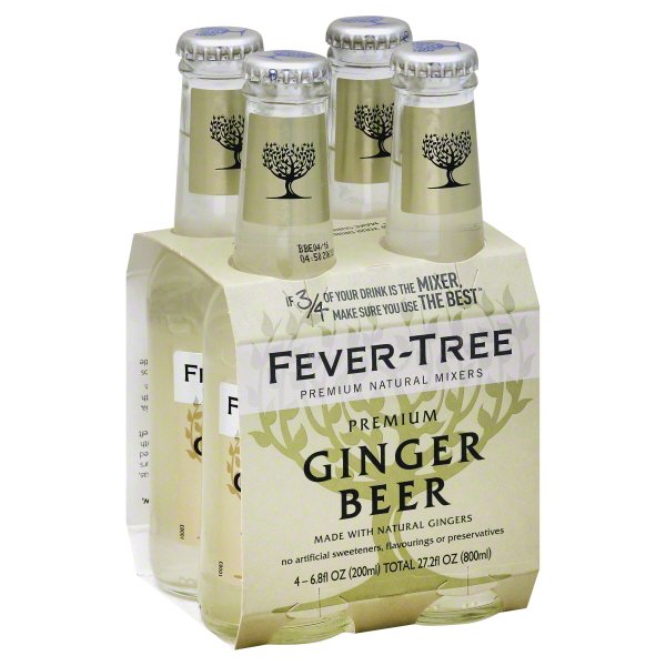 Fever Tree Premium Ginger Beer (4 Pack)