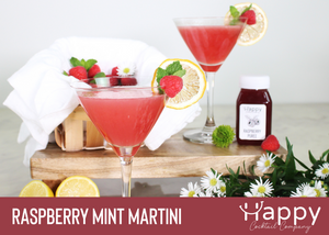 Raspberry Mint Martini