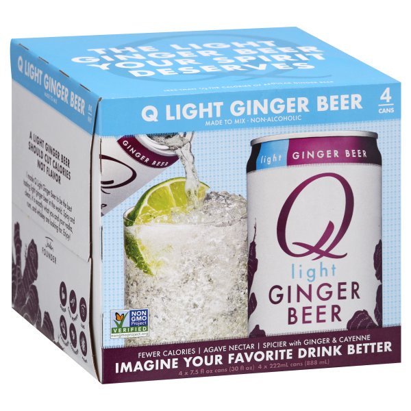 Q Light Ginger Beer (4-pack)